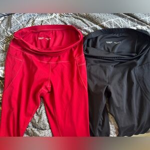 Old Navy Active Maternity Red Leggings